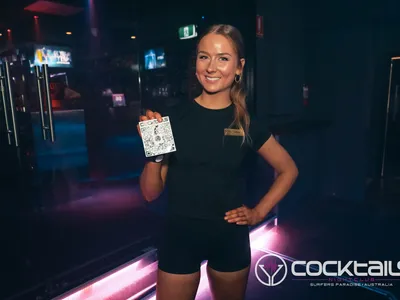 A professional photo of guests enjoying themselves at Cocktails Nightclub from our gallery.