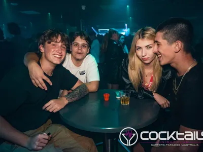 A professional photo of guests enjoying themselves at Cocktails Nightclub from our gallery.