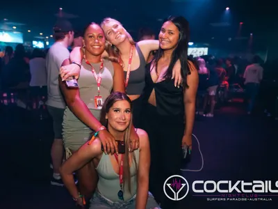 A professional photo of guests enjoying themselves at Cocktails Nightclub from our gallery.