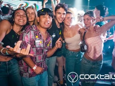 A professional photo of guests enjoying themselves at Cocktails Nightclub from our gallery.