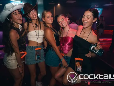 A professional photo of guests enjoying themselves at Cocktails Nightclub from our gallery.