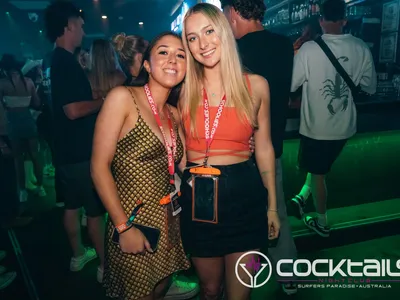 A professional photo of guests enjoying themselves at Cocktails Nightclub from our gallery.