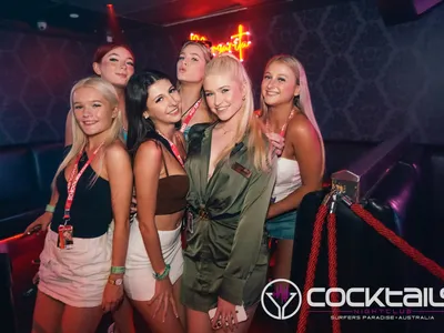 A professional photo of guests enjoying themselves at Cocktails Nightclub from our gallery.