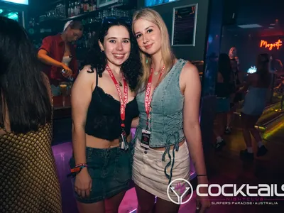 A professional photo of guests enjoying themselves at Cocktails Nightclub from our gallery.