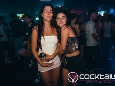 A professional photo of guests enjoying themselves at Cocktails Nightclub from our gallery.