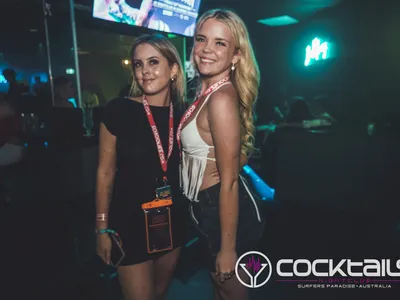 A professional photo of guests enjoying themselves at Cocktails Nightclub from our gallery.