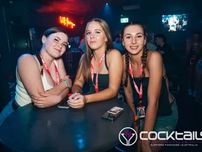 A professional photo of guests enjoying themselves at Cocktails Nightclub from our gallery.