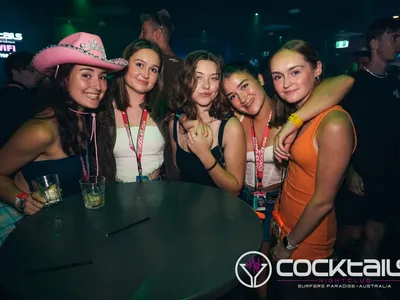 A professional photo of guests enjoying themselves at Cocktails Nightclub from our gallery.