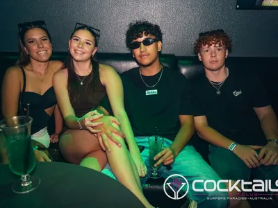 A professional photo of guests enjoying themselves at Cocktails Nightclub from our gallery.