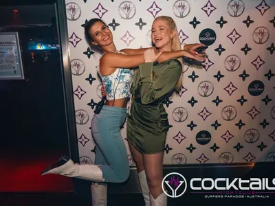 A professional photo of guests enjoying themselves at Cocktails Nightclub from our gallery.