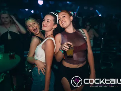 A professional photo of guests enjoying themselves at Cocktails Nightclub from our gallery.