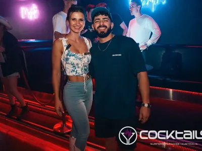 A professional photo of guests enjoying themselves at Cocktails Nightclub from our gallery.