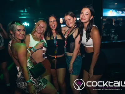 A professional photo of guests enjoying themselves at Cocktails Nightclub from our gallery.