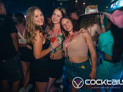 A professional photo of guests enjoying themselves at Cocktails Nightclub from our gallery.