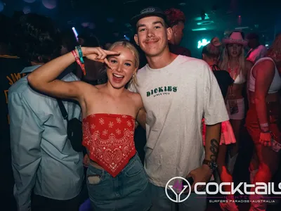 A professional photo of guests enjoying themselves at Cocktails Nightclub from our gallery.