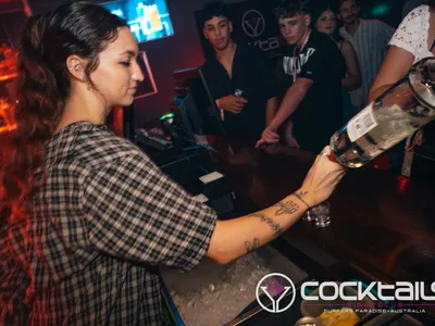 A professional photo of guests enjoying themselves at Cocktails Nightclub from our gallery.