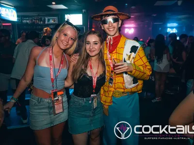 A professional photo of guests enjoying themselves at Cocktails Nightclub from our gallery.