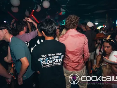 A professional photo of guests enjoying themselves at Cocktails Nightclub from our gallery.