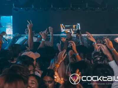 A professional photo of guests enjoying themselves at Cocktails Nightclub from our gallery.