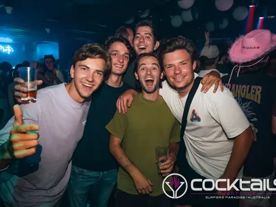 A professional photo of guests enjoying themselves at Cocktails Nightclub from our gallery.