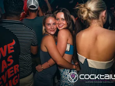 A professional photo of guests enjoying themselves at Cocktails Nightclub from our gallery.