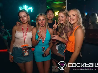 A professional photo of guests enjoying themselves at Cocktails Nightclub from our gallery.