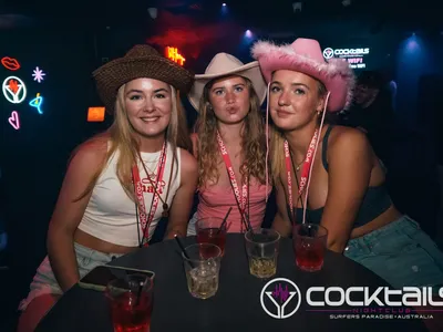 A professional photo of guests enjoying themselves at Cocktails Nightclub from our gallery.