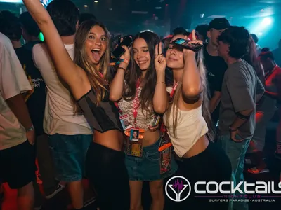 A professional photo of guests enjoying themselves at Cocktails Nightclub from our gallery.