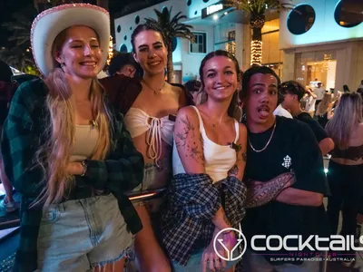 A professional photo of guests enjoying themselves at Cocktails Nightclub from our gallery.