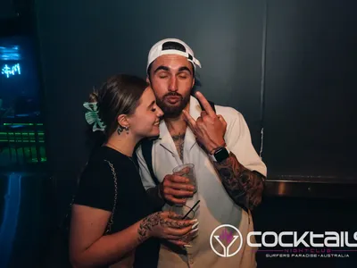 A professional photo of guests enjoying themselves at Cocktails Nightclub from our gallery.