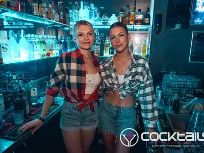 A professional photo of guests enjoying themselves at Cocktails Nightclub from our gallery.