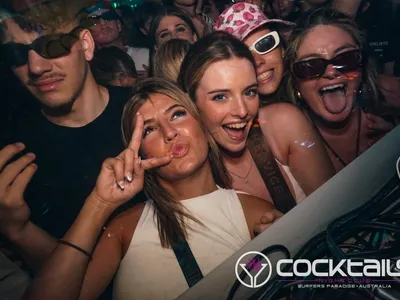 A professional photo of guests enjoying themselves at Cocktails Nightclub from our gallery.