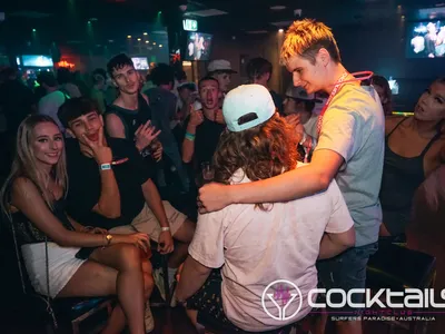 A professional photo of guests enjoying themselves at Cocktails Nightclub from our gallery.