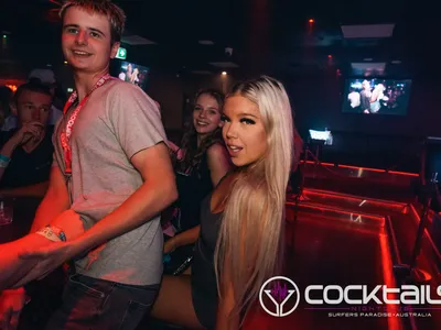 A professional photo of guests enjoying themselves at Cocktails Nightclub from our gallery.