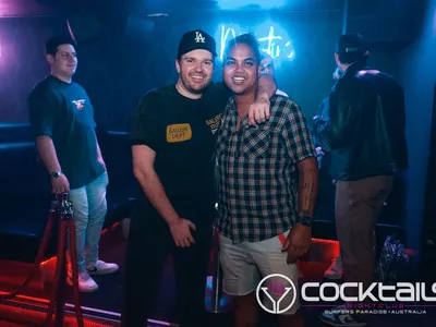 A professional photo of guests enjoying themselves at Cocktails Nightclub from our gallery.