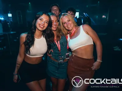 A professional photo of guests enjoying themselves at Cocktails Nightclub from our gallery.