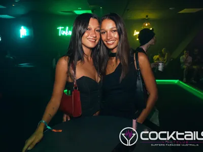 A professional photo of guests enjoying themselves at Cocktails Nightclub from our gallery.