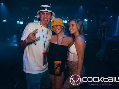 A professional photo of guests enjoying themselves at Cocktails Nightclub from our gallery.