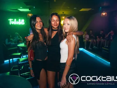 A professional photo of guests enjoying themselves at Cocktails Nightclub from our gallery.