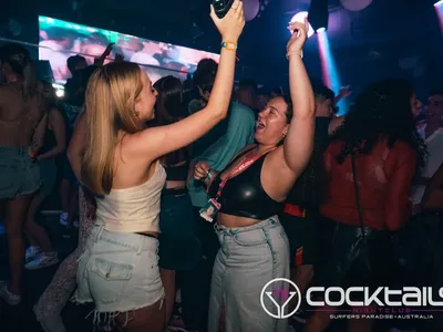 A professional photo of guests enjoying themselves at Cocktails Nightclub from our gallery.