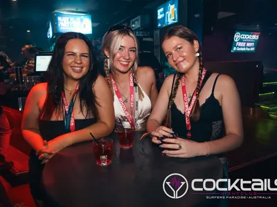 A professional photo of guests enjoying themselves at Cocktails Nightclub from our gallery.