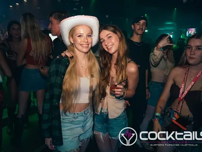 A professional photo of guests enjoying themselves at Cocktails Nightclub from our gallery.