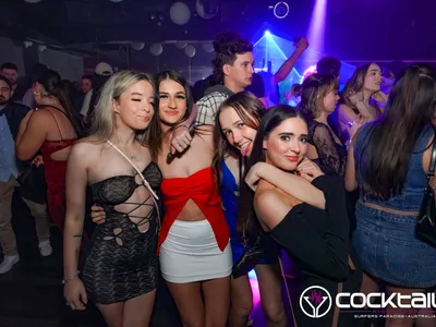 A professional photo of guests enjoying themselves at Cocktails Nightclub from our gallery.