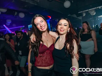 A professional photo of guests enjoying themselves at Cocktails Nightclub from our gallery.