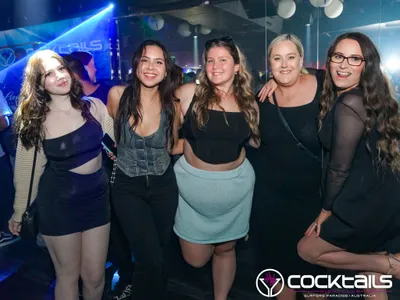 A professional photo of guests enjoying themselves at Cocktails Nightclub from our gallery.