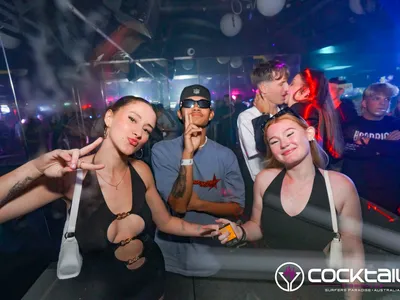 A professional photo of guests enjoying themselves at Cocktails Nightclub from our gallery.