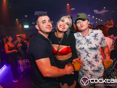 A professional photo of guests enjoying themselves at Cocktails Nightclub from our gallery.