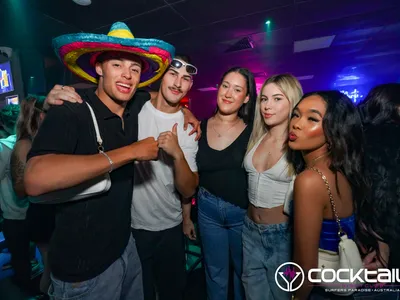 A professional photo of guests enjoying themselves at Cocktails Nightclub from our gallery.