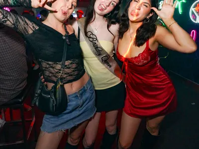 A professional photo of guests enjoying themselves at Cocktails Nightclub from our gallery.