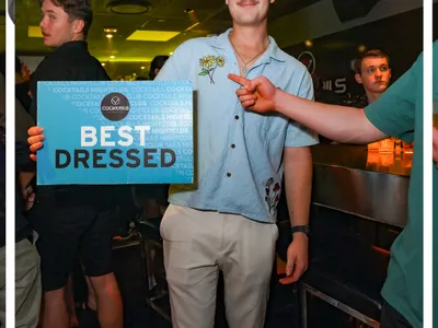 A professional photo of guests enjoying themselves at Cocktails Nightclub from our gallery.